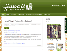 Tablet Screenshot of hawaiitravelpodcast.com